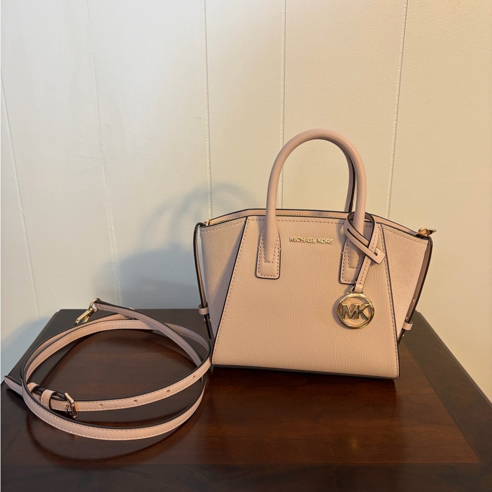 Michael Kors Avril Pink Satchel Purse